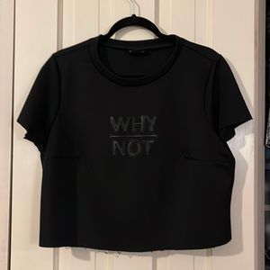 City chic plus size crop top